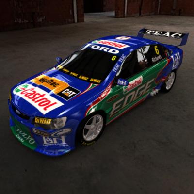 3D Model of 2009 Australian V8 Supercar - 3D Render 2